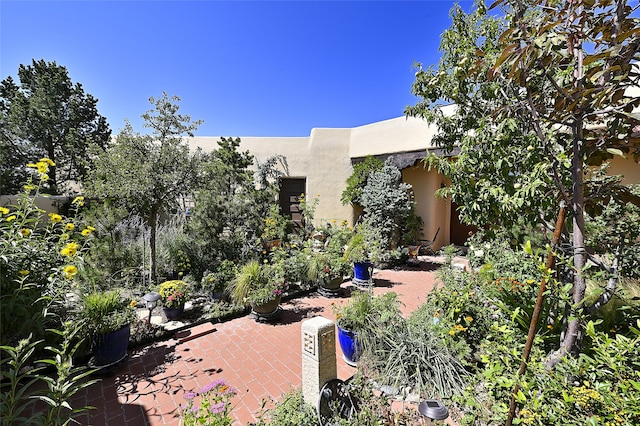 exterior space with a patio