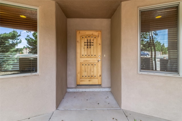 view of property entrance