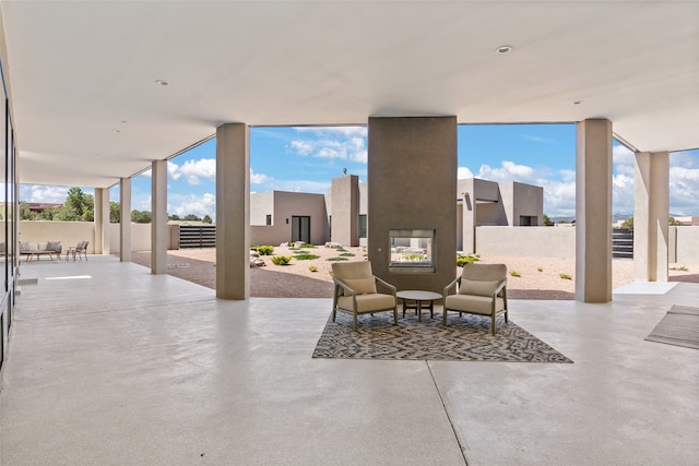 view of patio / terrace with fence