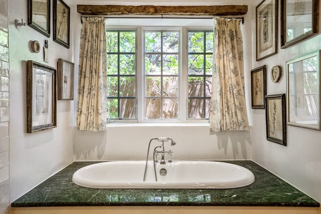 bathroom with a bathtub