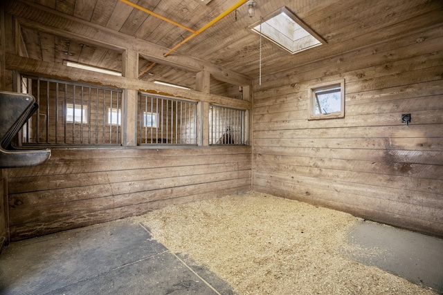 view of horse barn