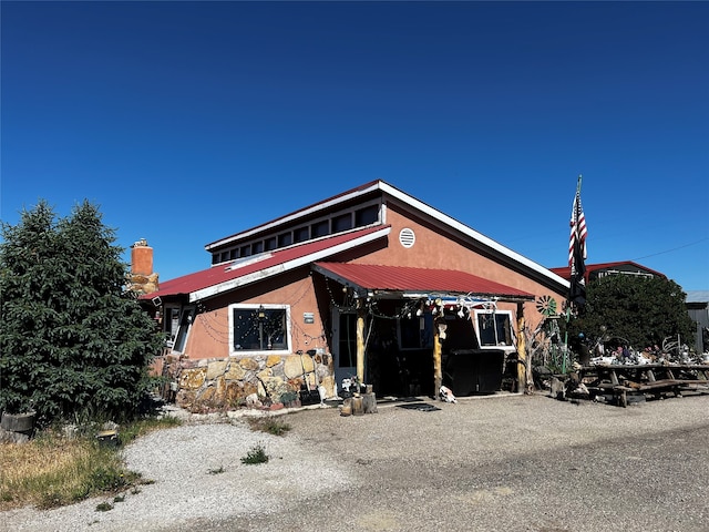 view of front of home