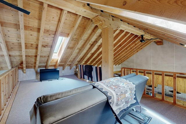 view of attic