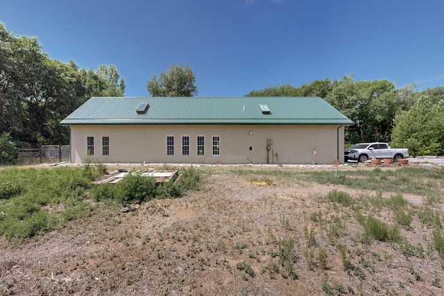 view of back of property