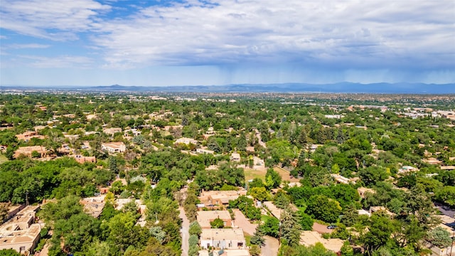 aerial view featuring a mountain view