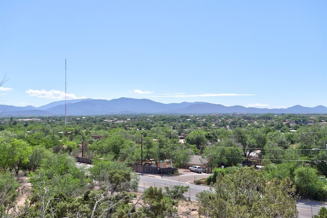 view of mountain feature