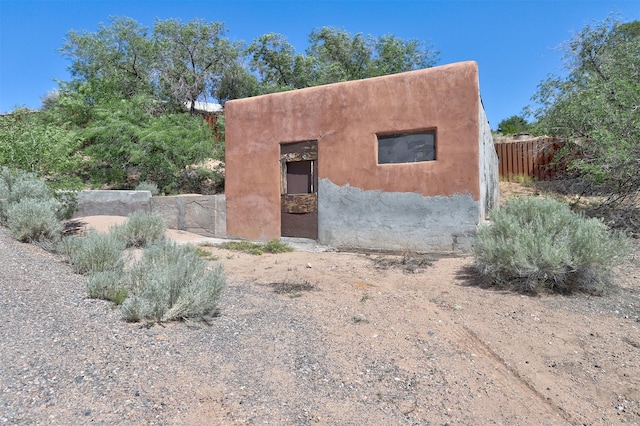 view of side of home