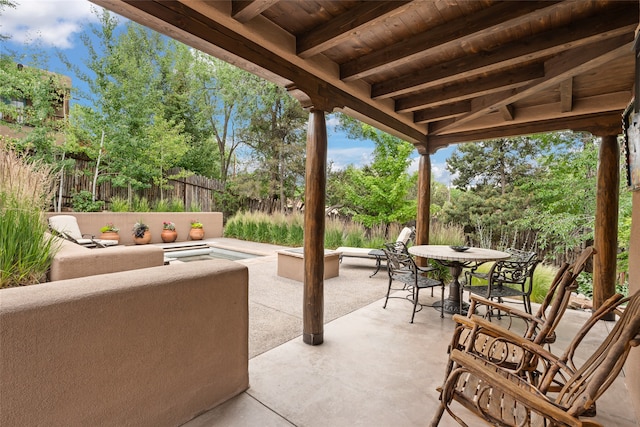 view of patio