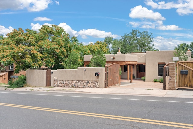 view of southwest-style home