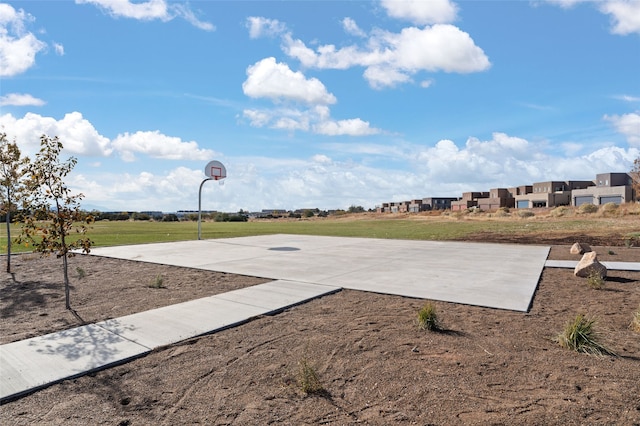 view of sport court