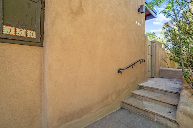 view of staircase