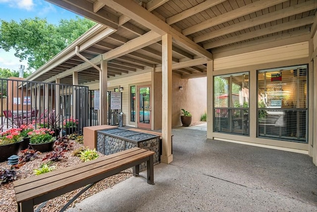 view of patio