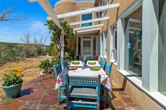 view of patio / terrace with outdoor dining space