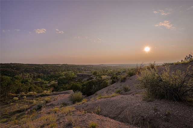 view of nature at dusk