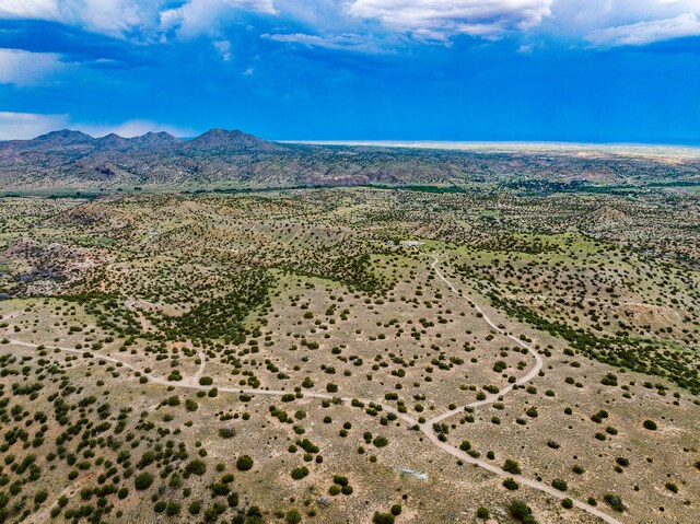 115 Waldo Mesa, Madrid, NM 87010 - exterior space featuring a mountain view