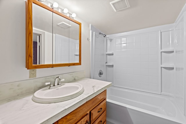 115 Waldo Mesa, Madrid, NM 87010 - bathroom featuring vanity and bathtub / shower combination