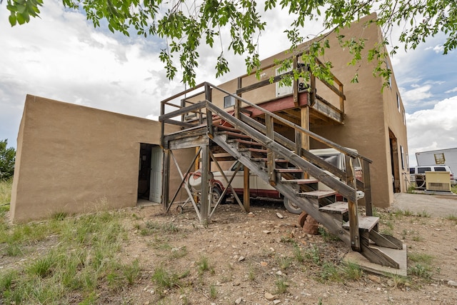 115 Waldo Mesa, Madrid, NM 87010 - view of back of property