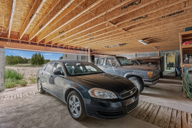 115 Waldo Mesa, Madrid, NM 87010 - view of garage