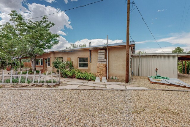 view of rear view of property