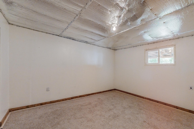 empty room with carpet floors