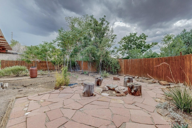 view of patio