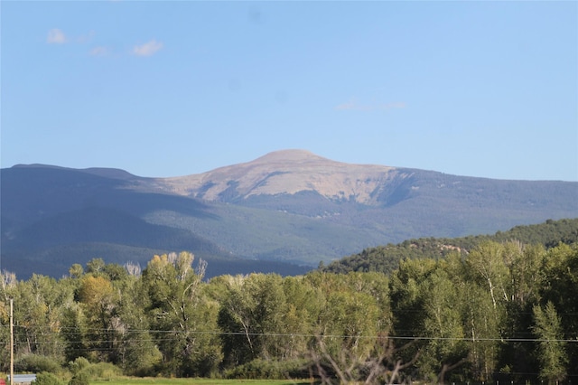 view of mountain feature