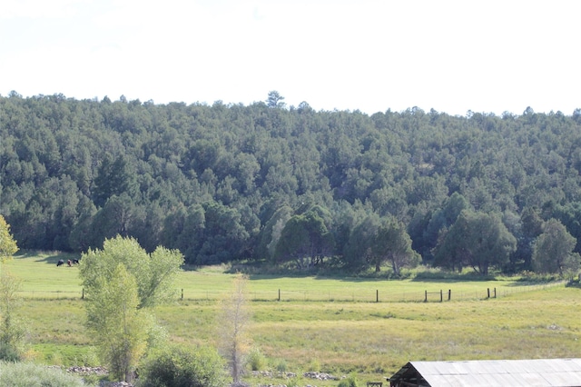 property view of mountains with a rural view