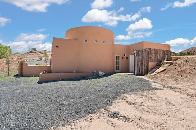 view of home's exterior