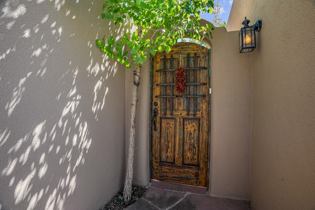 view of entrance to property