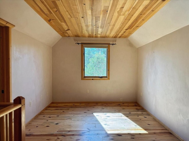 125 Tierra Del Dios, Rowe, NM 87562 - bonus room featuring hardwood / wood-style flooring, wood ceiling, and vaulted ceiling