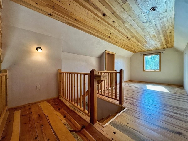 125 Tierra Del Dios, Rowe, NM 87562 - bonus room with lofted ceiling, wood ceiling, and wood-type flooring