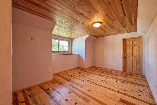 125 Tierra Del Dios, Rowe, NM 87562 - additional living space with wooden ceiling and hardwood / wood-style flooring