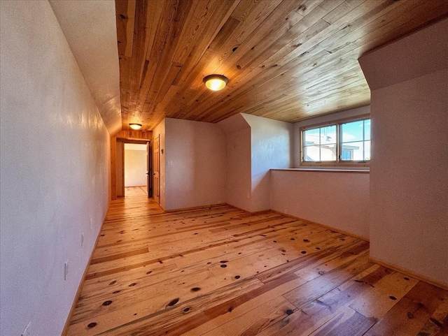 125 Tierra Del Dios, Rowe, NM 87562 - bonus room featuring wooden ceiling and light wood-style flooring