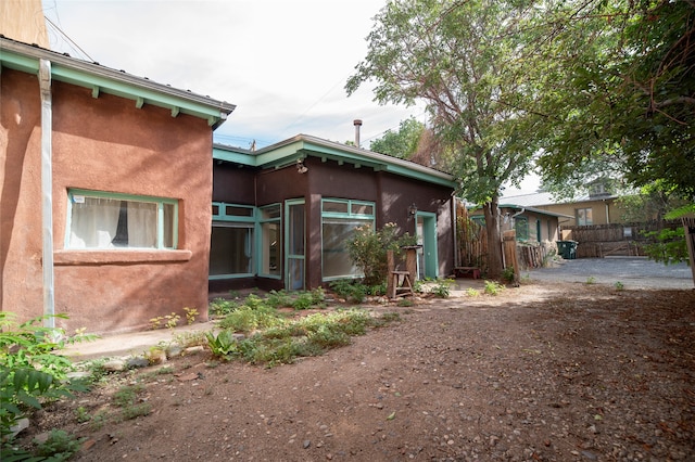 view of rear view of property