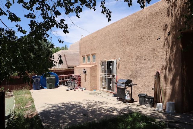 view of patio / terrace featuring area for grilling