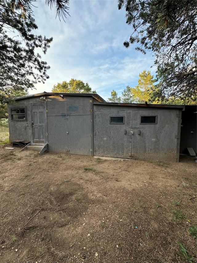 view of outbuilding