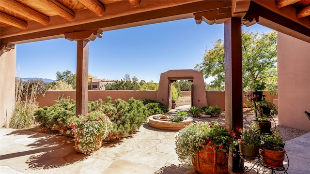 view of patio