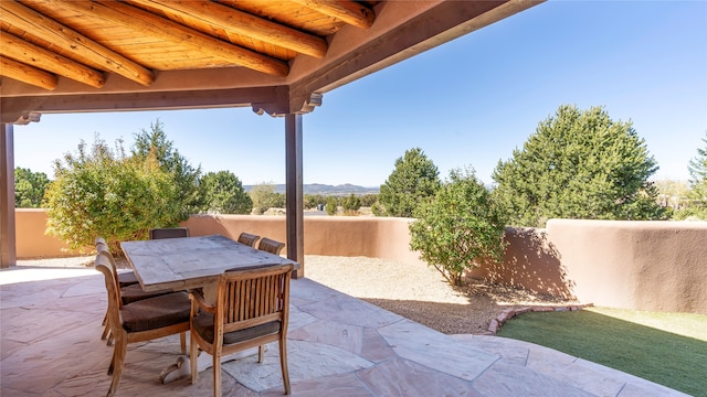 view of patio