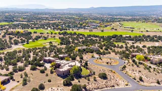 aerial view featuring a mountain view