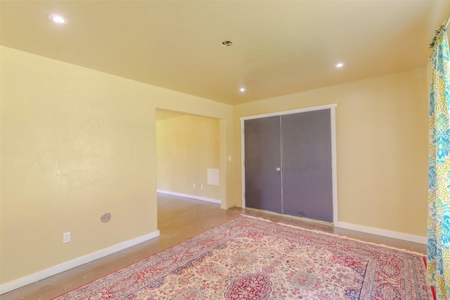 bedroom featuring a closet