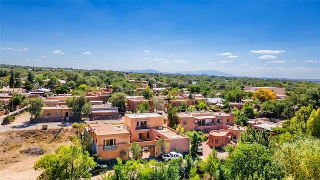 aerial view featuring a mountain view