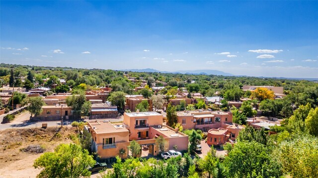 637 Alto St Unit A, Santa Fe, NM 87501 - birds eye view of property with a mountain view