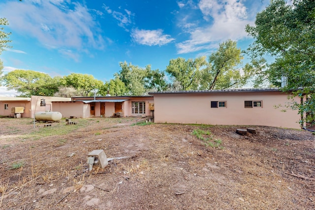 view of rear view of property