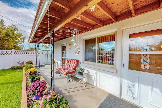 view of patio