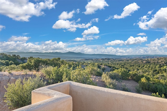 property view of mountains with a water view