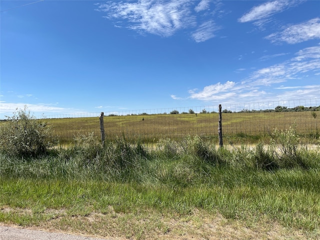 view of landscape with a rural view