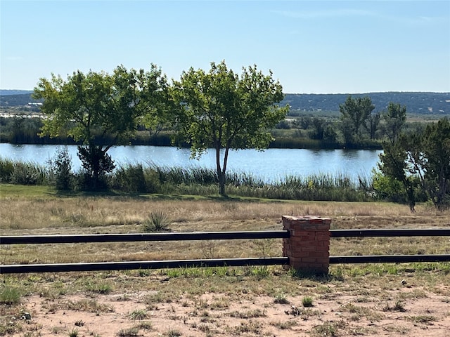 view of water feature