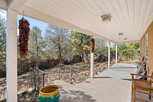 view of patio