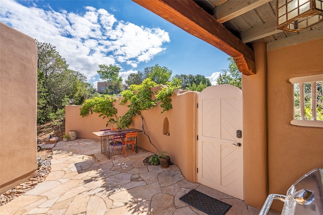 view of patio