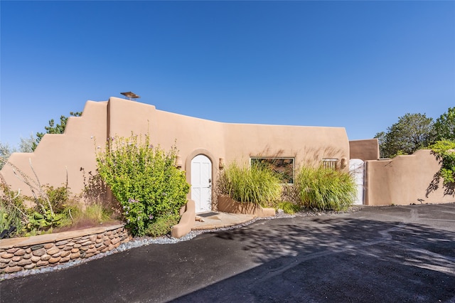 view of pueblo-style house